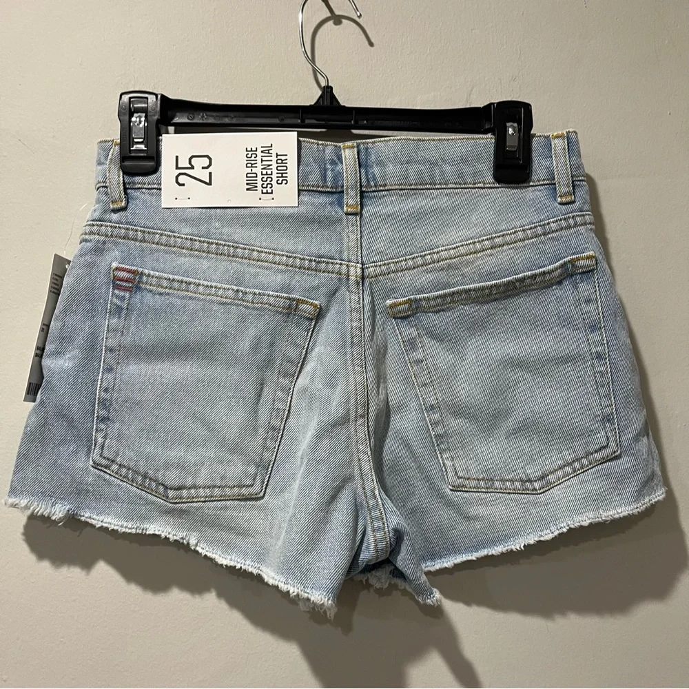 BDG Urban Outfitters‎ Denim Essential Midrise Esse Shorts 25 Blue Wash Cutoff
